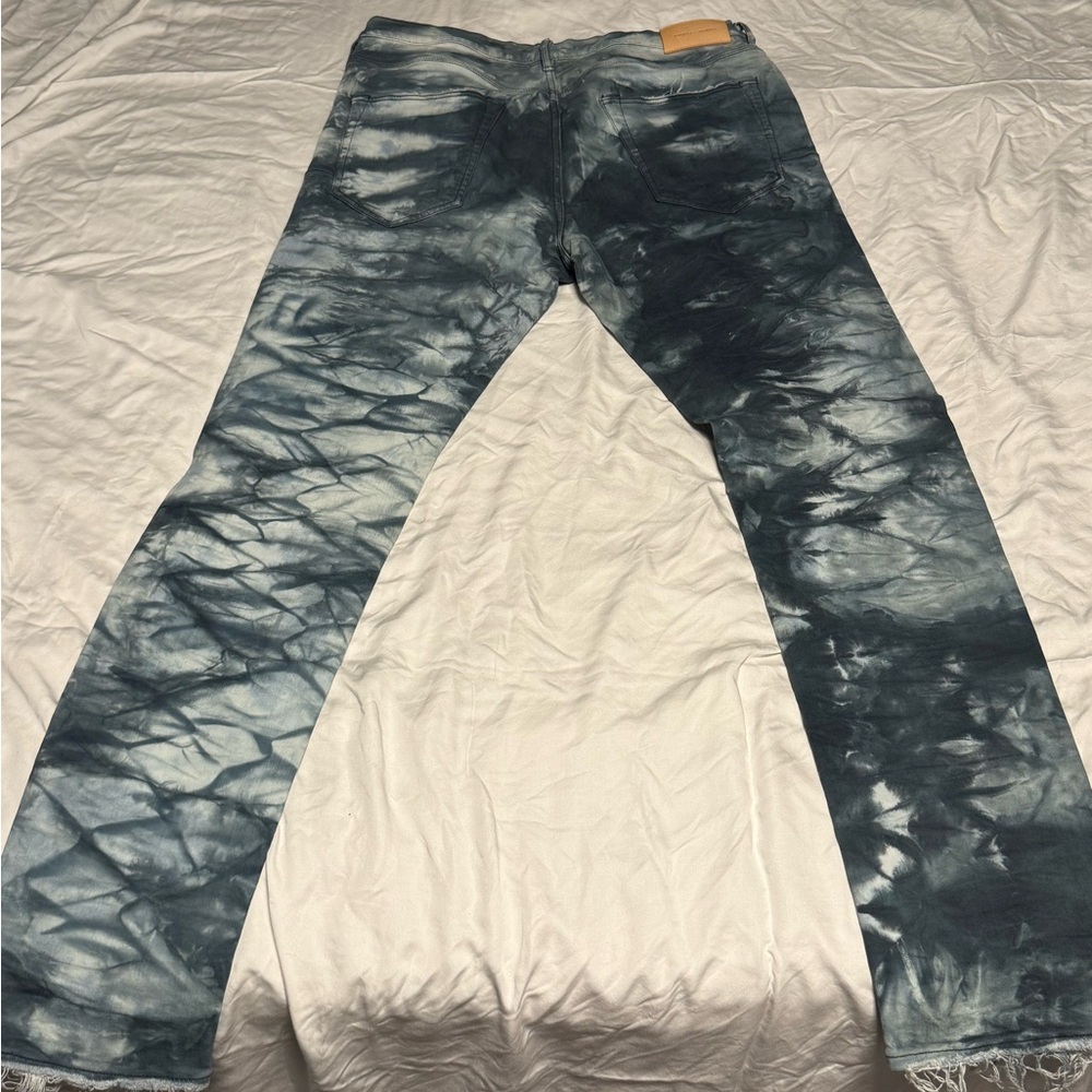 Men's Slim Straight Tie-Dye Jeans